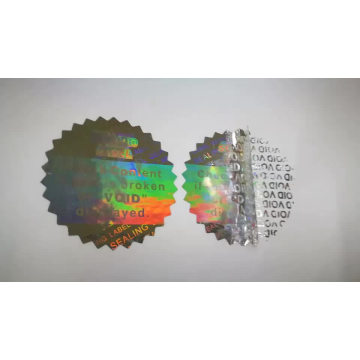 High quality custom anti-counterfeiting 3D hologram sticker label with void pattern